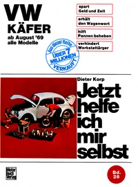 VW Käfer 1200/1300/1500/1302/S/1303/S alle Modelle ab August '69