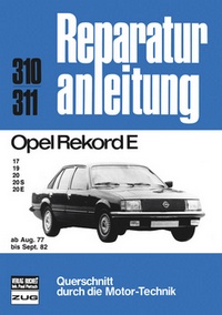 Opel Rekord E, 17/19/20/20S/20E  08/77-09/82