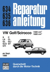VW Golf/Scirocco  1599/1600 ab 09/80