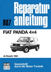 Fiat Panda 4x4 - ab Baujahr 1983      //  Reprint der 3.Auflage 1986