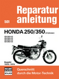 Honda 250/350 (2 Zylinder) Baujahr 1970-1974 - CB 250 K2/ CB 250 K3/ CB 250 K4/ CB 350 K4