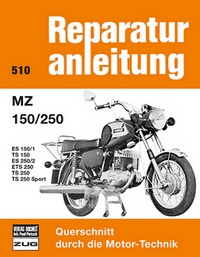 MZ 150 / 250 - ES 150/1/TS 150/ES 250/2/ ETS 250/ TS 250/ TS 250 Sport // Reprint der 7. Auflage 1975   